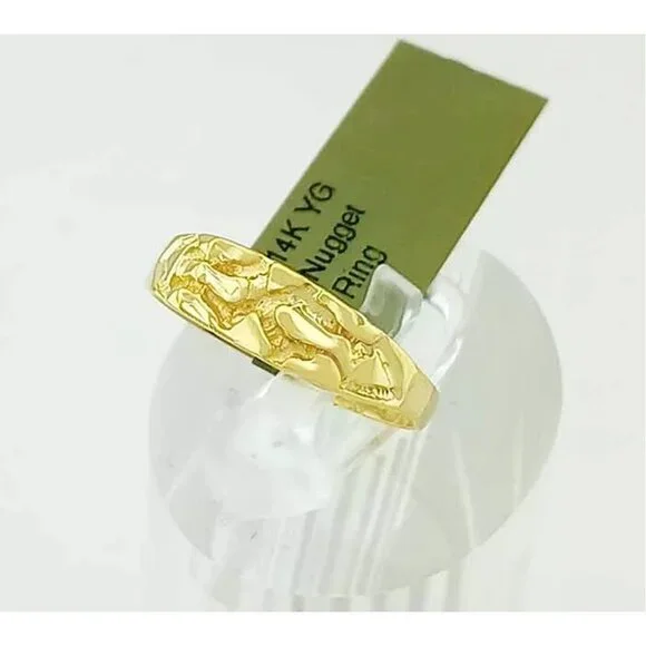 Nugget Style Ring 14k Yellow Gold